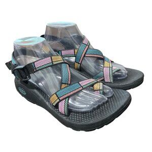 Chaco Z Cloud 2 Sandals Adjustable Strap Cobble Tea Rose Trail Hiking Women Sz 8